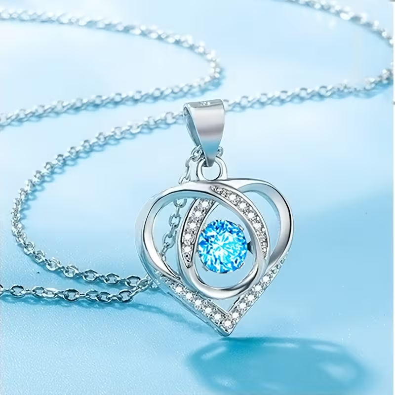 Plated Heart Pendant Necklace