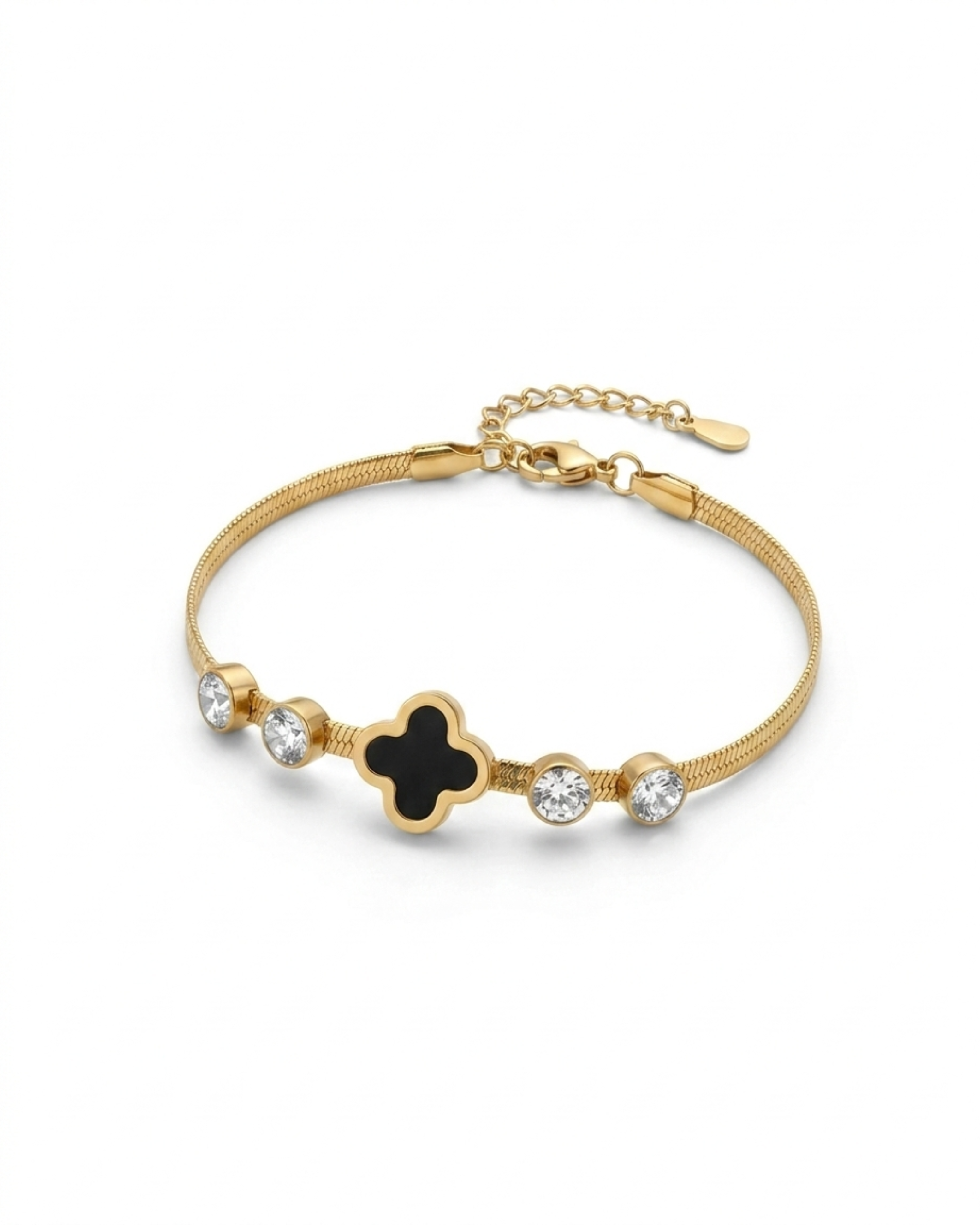 Noir Clover Bracelet