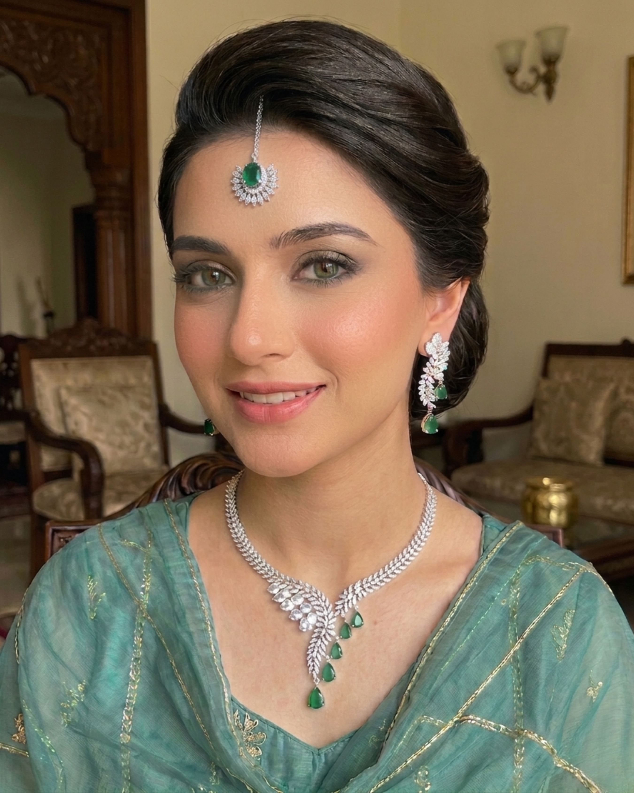 1 Carat Stunning Royal-Style Zircon Jewellery Set