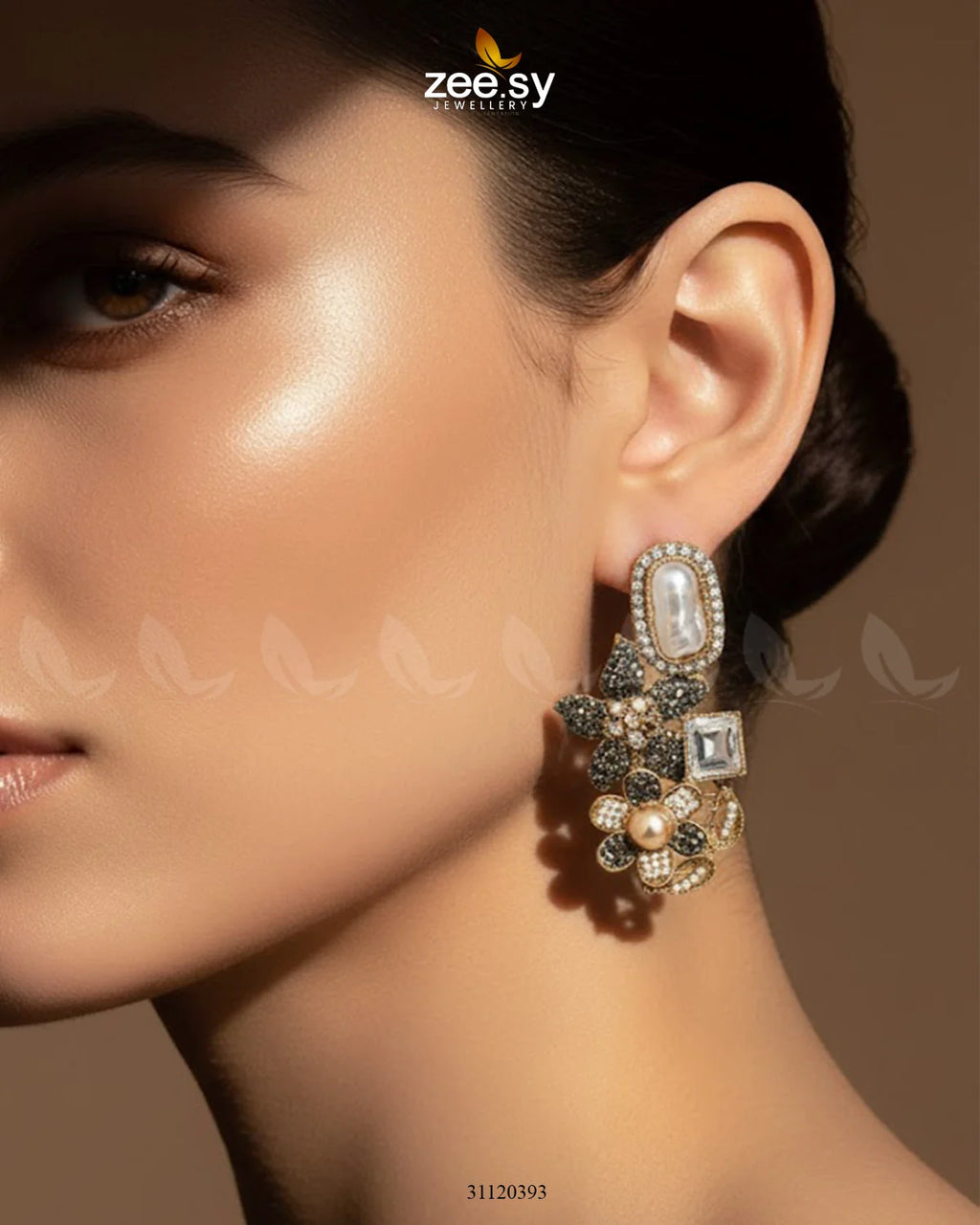 Baroque Garden Cluster Earrings