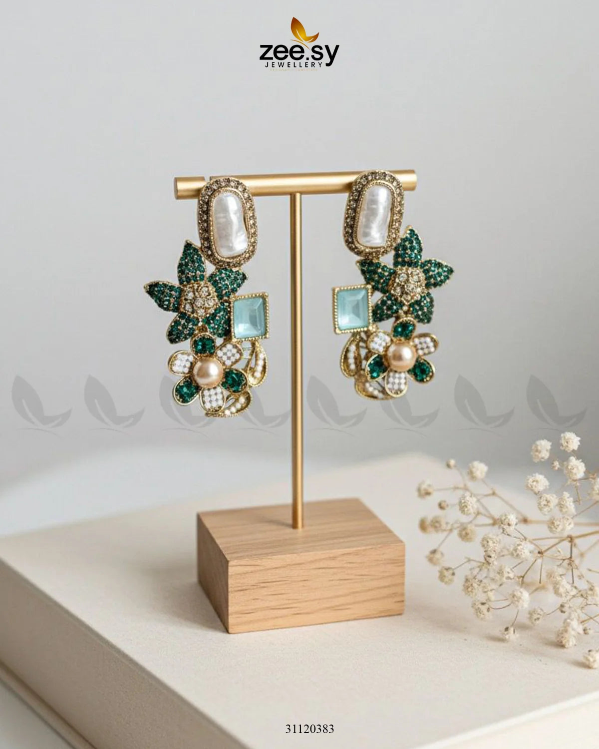 Baroque Garden Cluster Earrings
