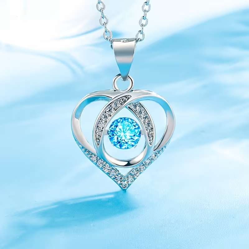 Plated Heart Pendant Necklace