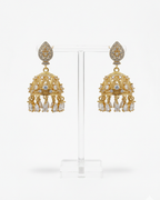 Gold-Plated Zircon Jhumka