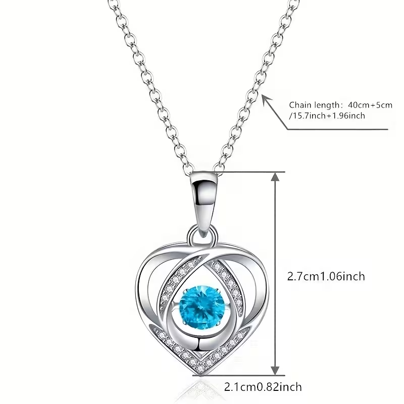 Plated Heart Pendant Necklace