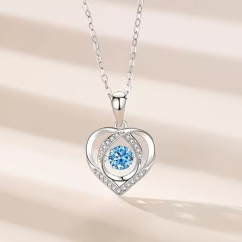 Plated Heart Pendant Necklace