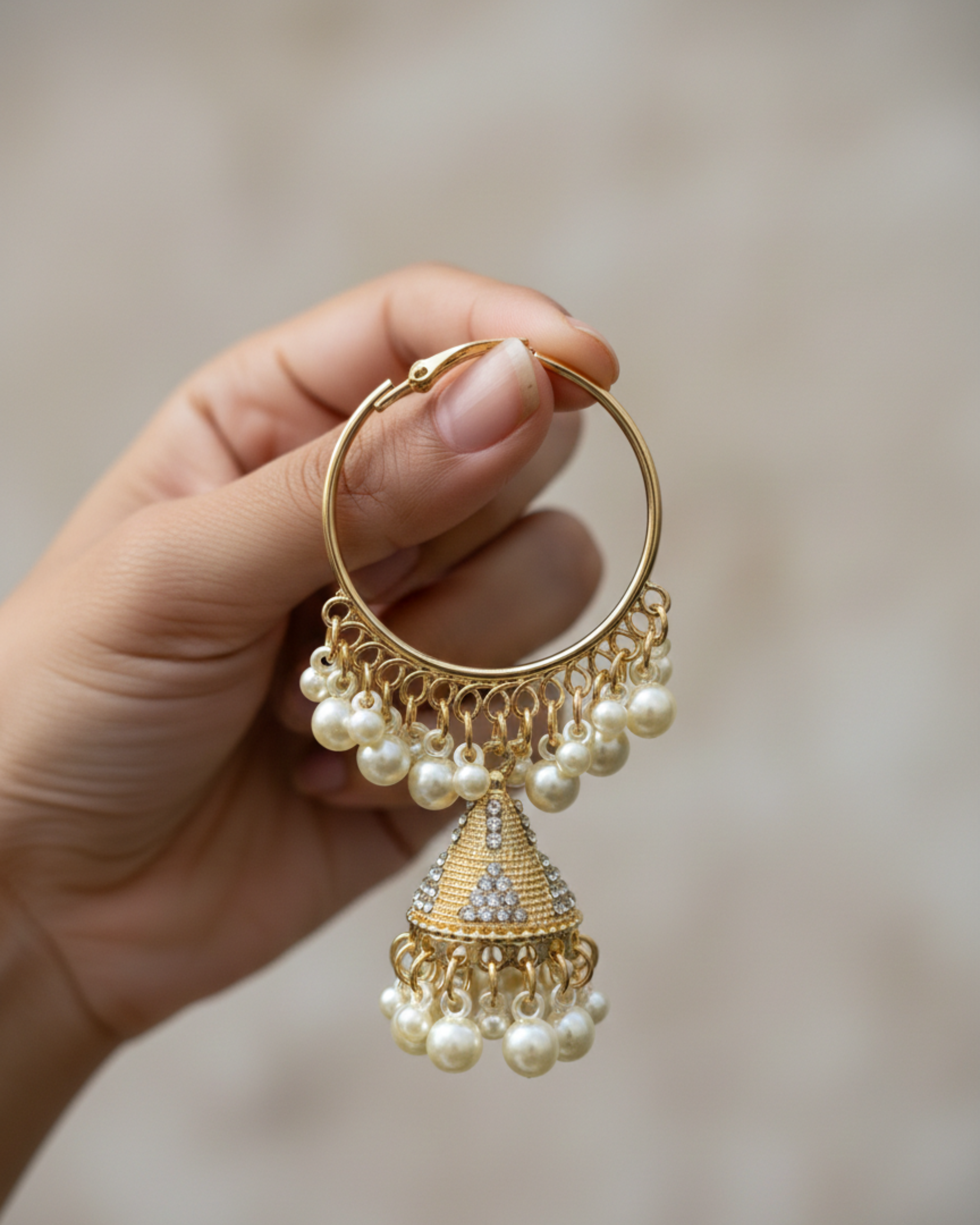 Zirconia Bali-Jhumkay