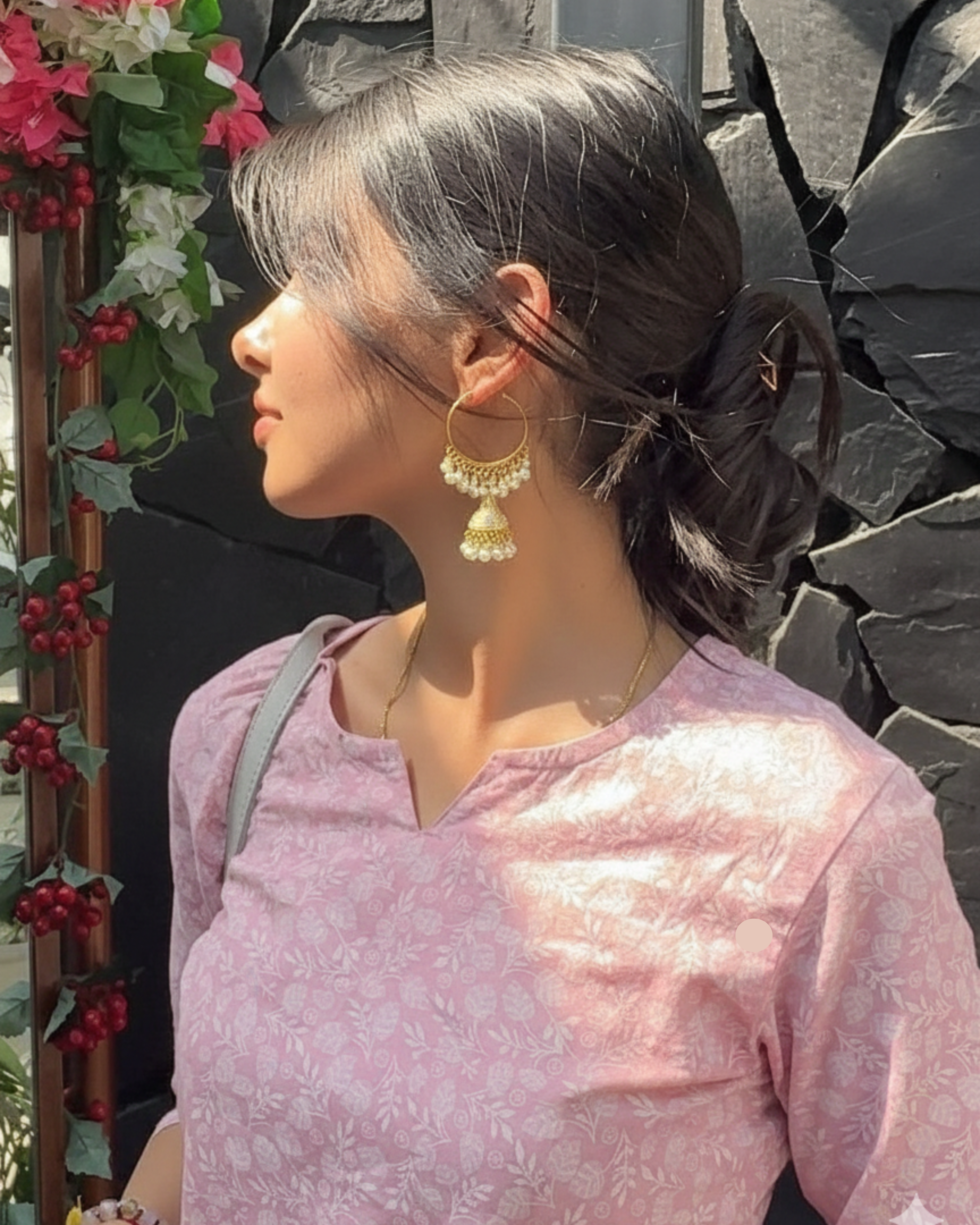 Zirconia Bali-Jhumkay