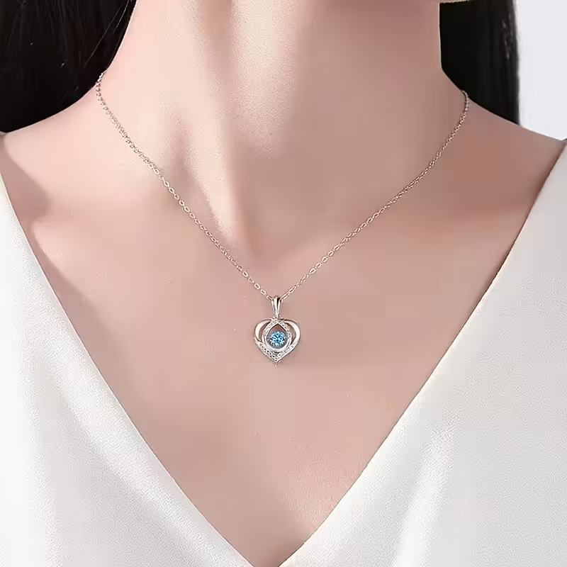 Plated Heart Pendant Necklace