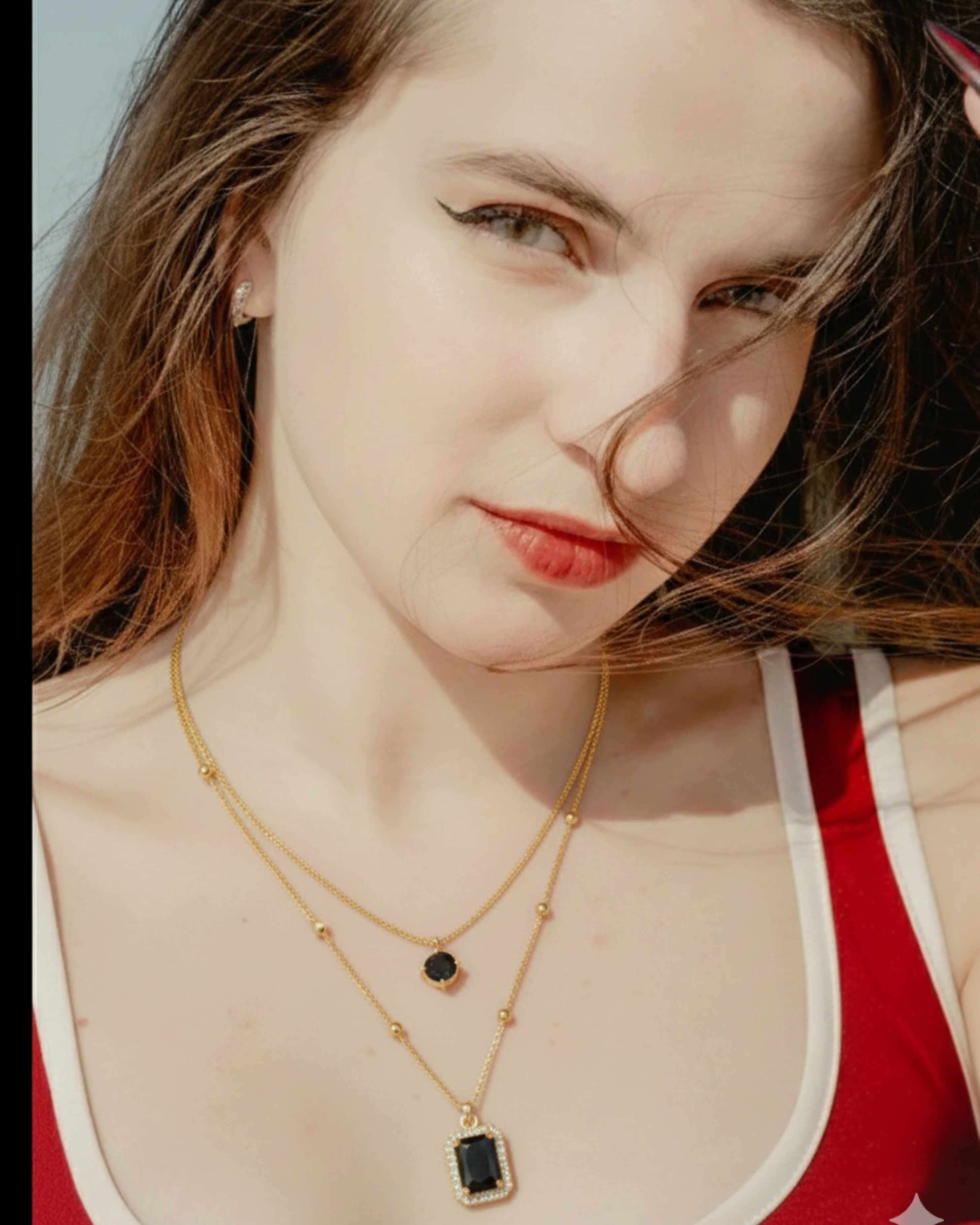 Midnight Double Layer Necklace