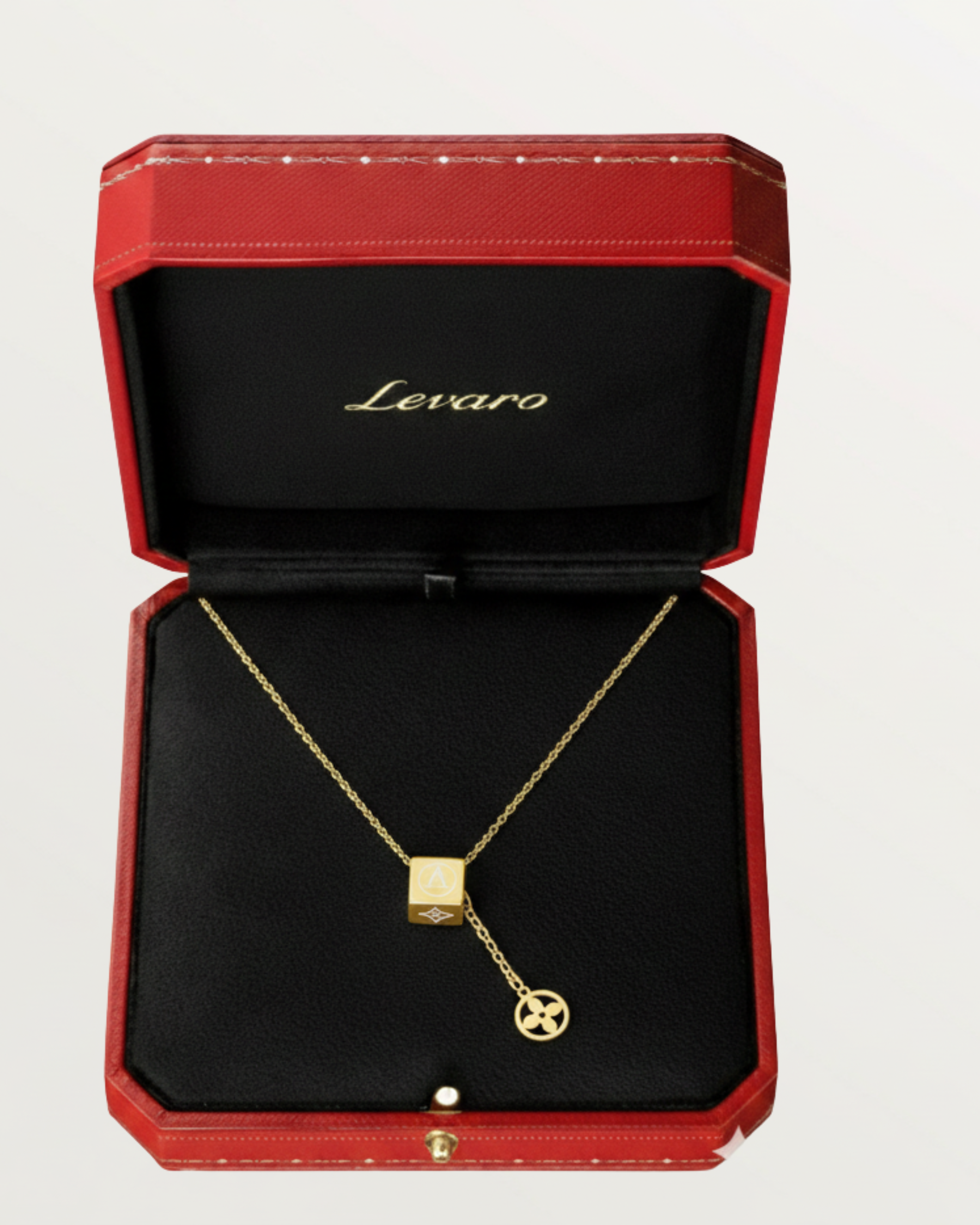 24K Gold Plated Initial Lariat