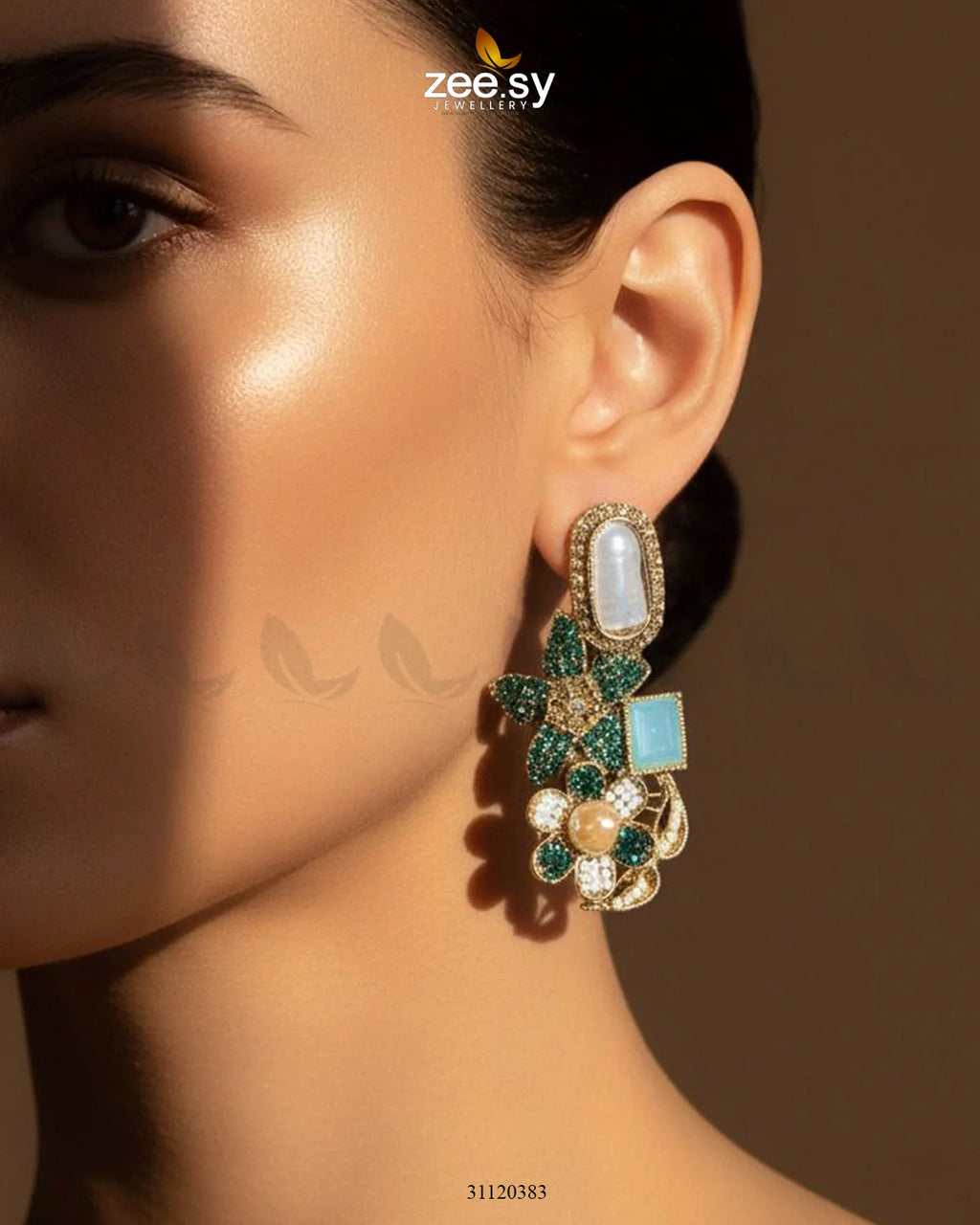 Baroque Garden Cluster Earrings