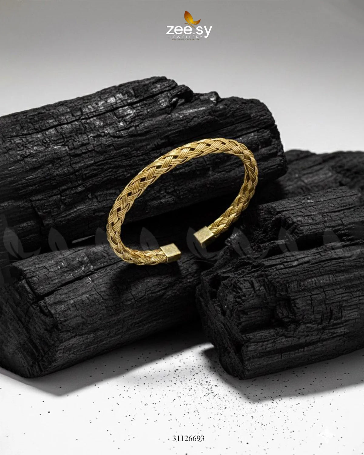 Basket Weave Stainless Steel Bracelet