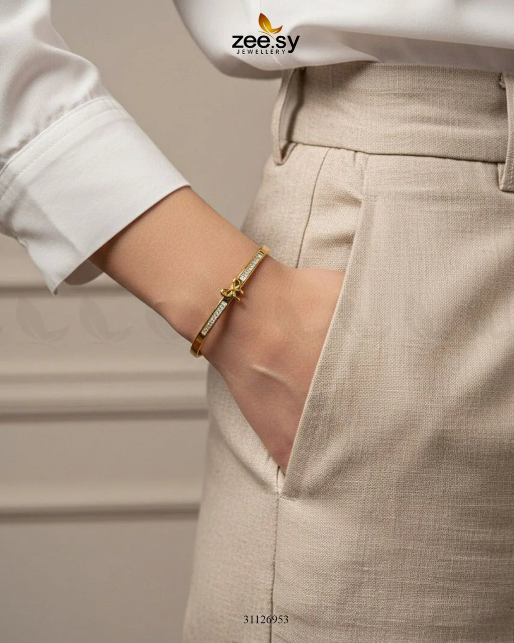 Bella Ribbon Bow Cluster Bracelet