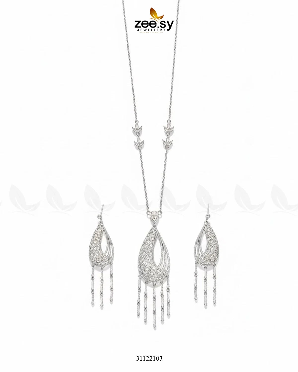 Cascade Dangle Necklace Set
