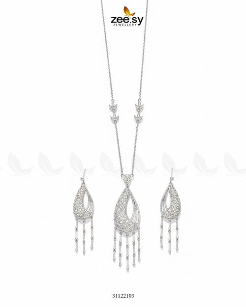 Cascade Dangle Necklace Set