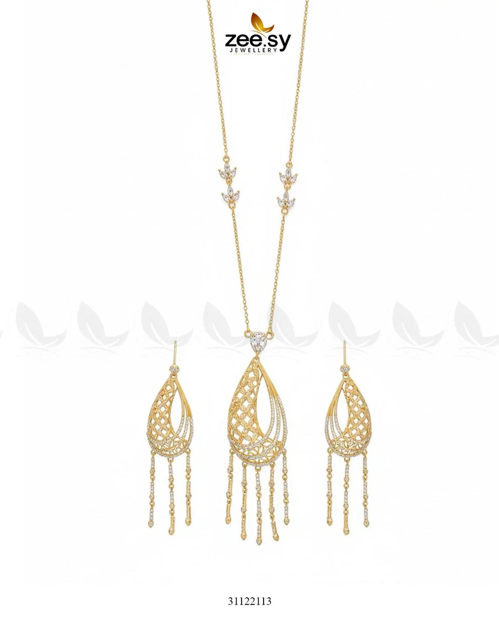 Cascade Dangle Necklace Set