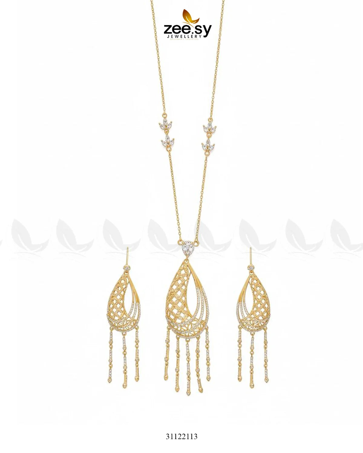 Cascade Dangle Necklace Set