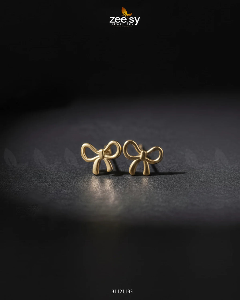 Chic Ribbon Bow Stud Earrings