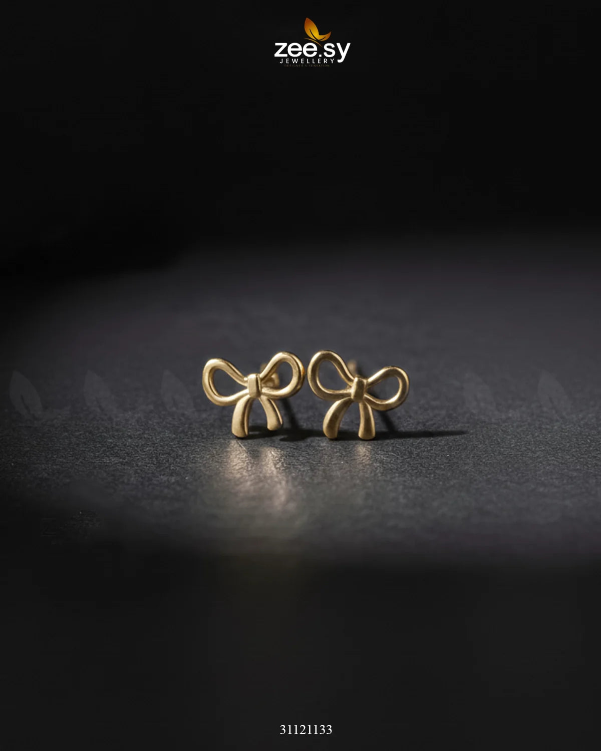 Chic Ribbon Bow Stud Earrings