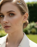 Chic Ribbon Bow Stud Earrings