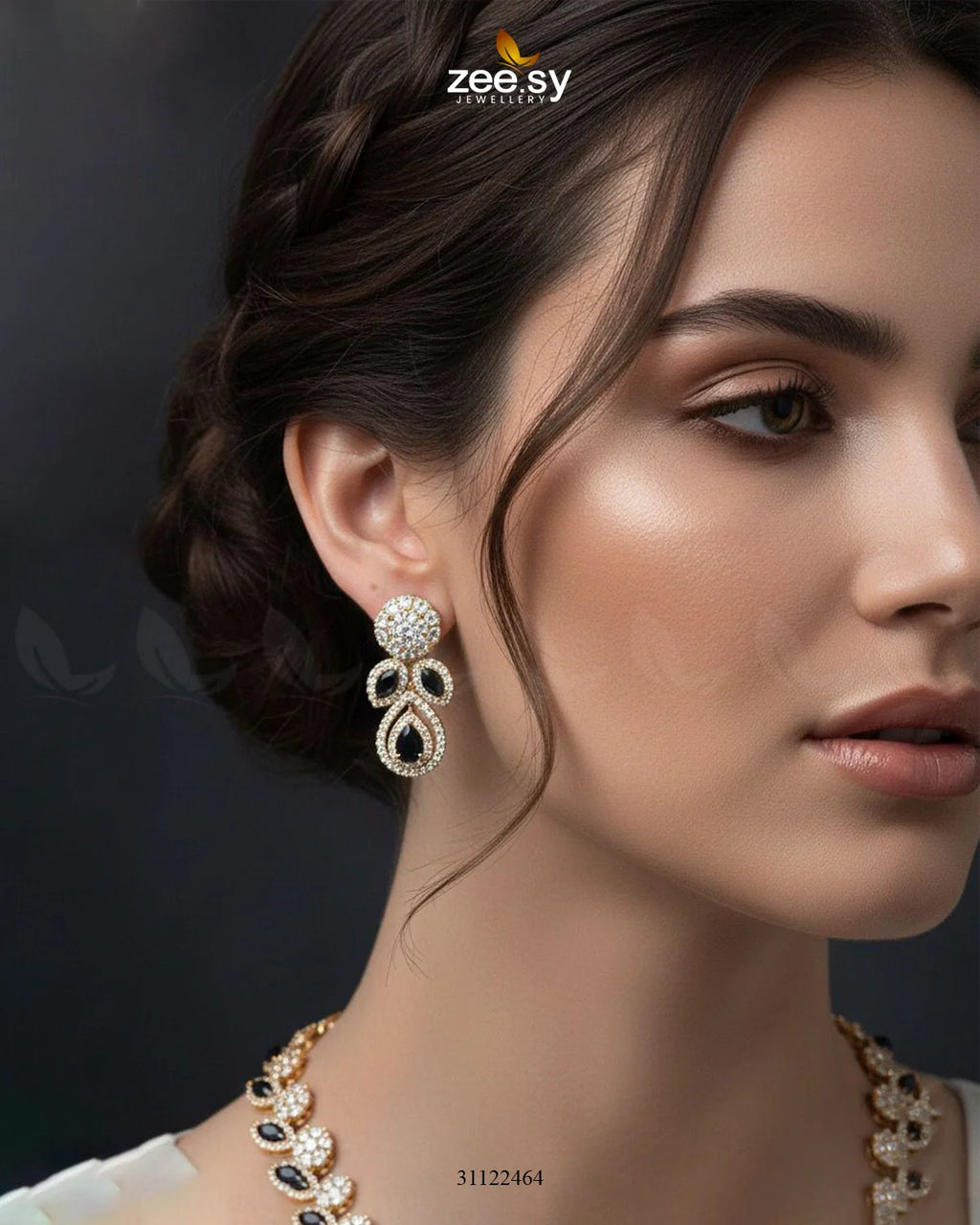 Floral Gilded Sentimental Cluster Necklace