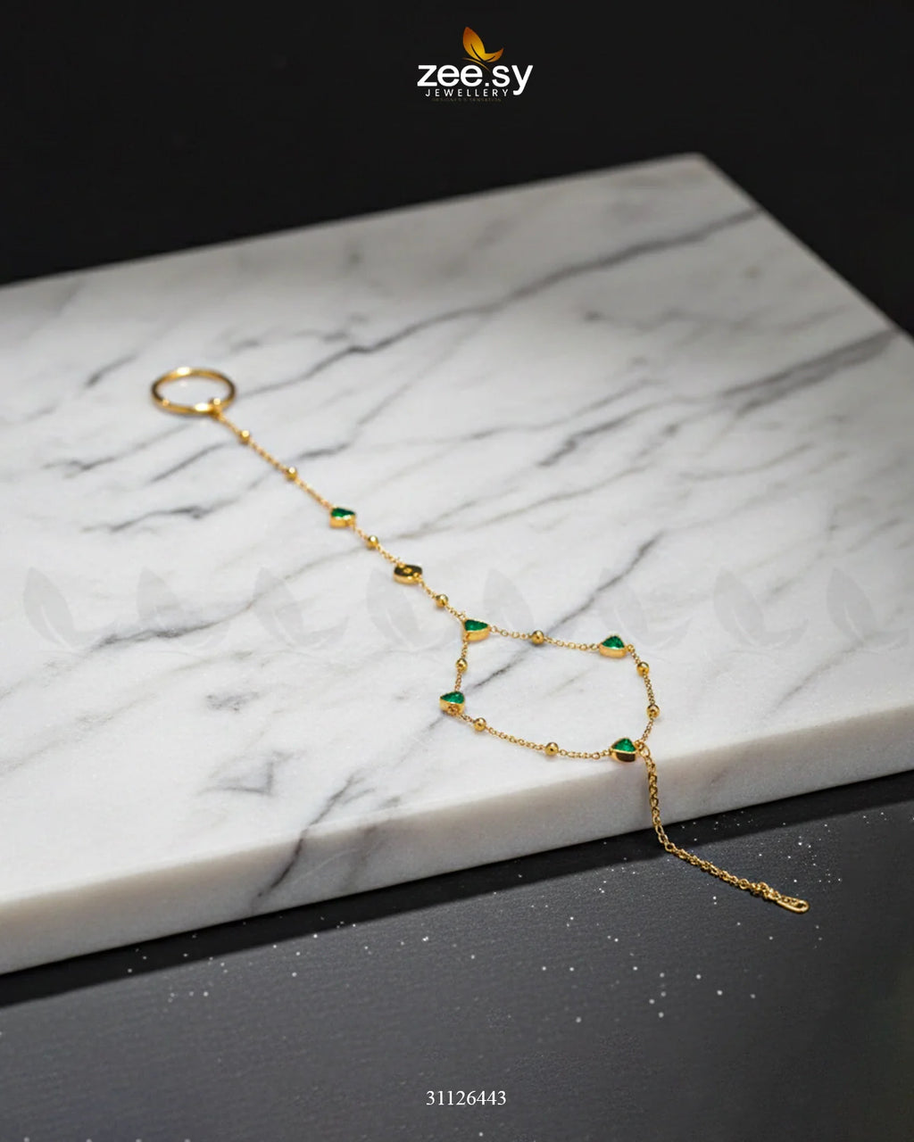 Bella Heart Ring Bracelet