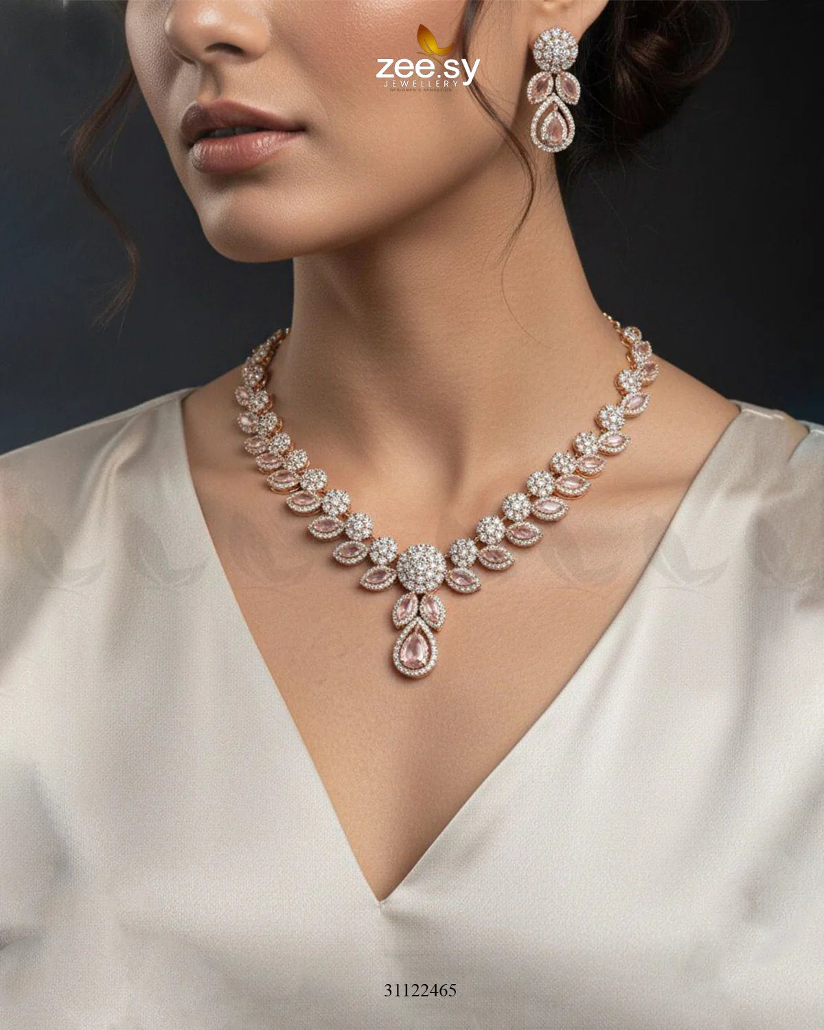 Floral Gilded Sentimental Cluster Necklace