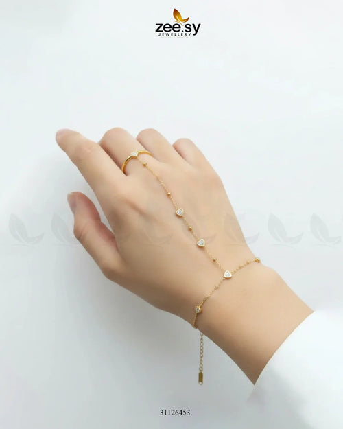 Bella Heart Ring Bracelet