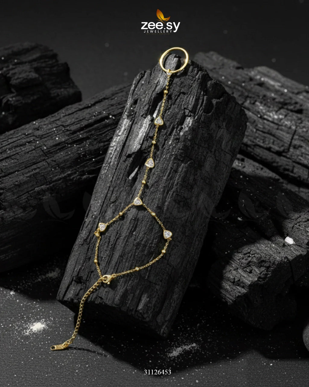 Bella Heart Ring Bracelet