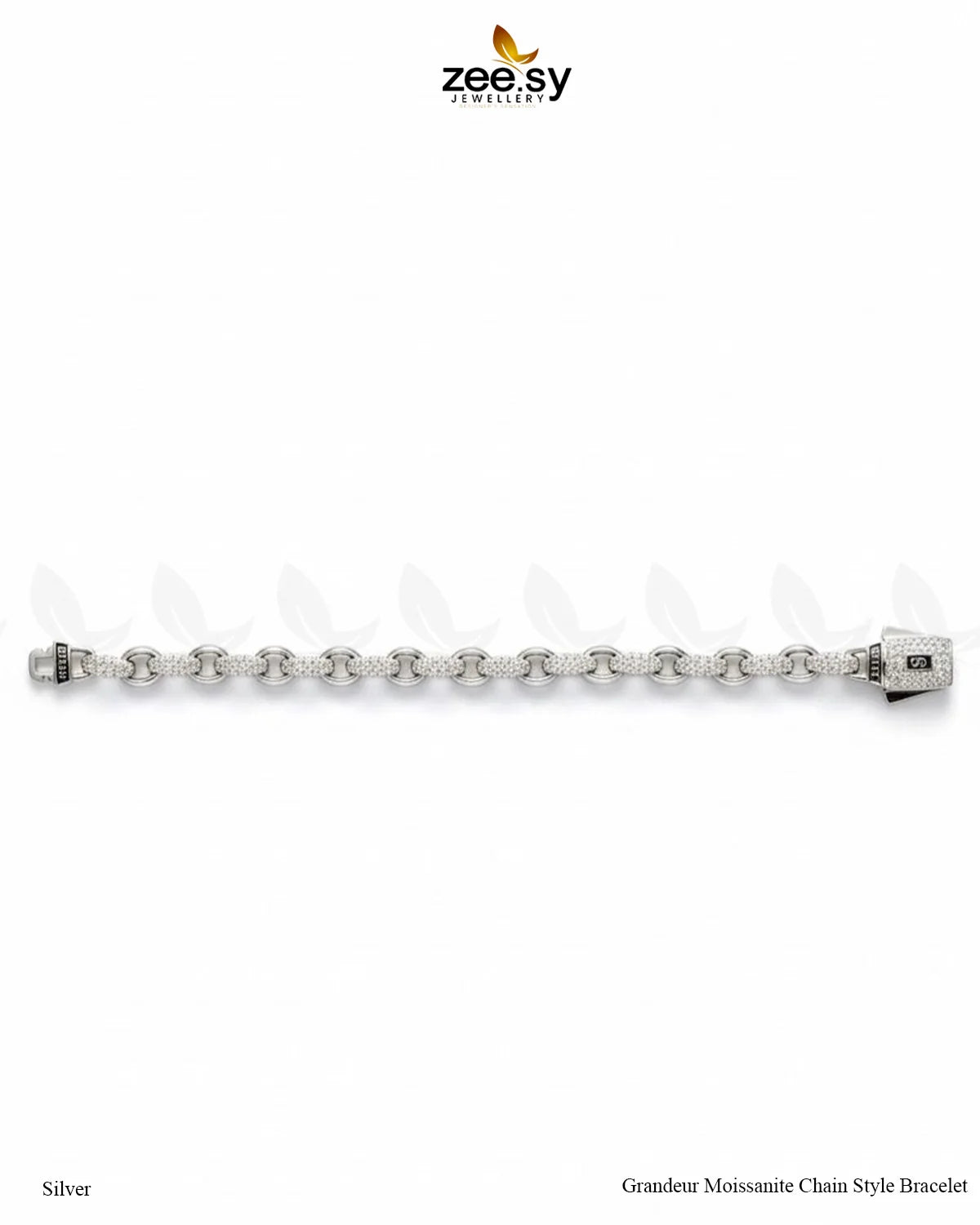 Grandeur Moissanite Charm Style Bracelet