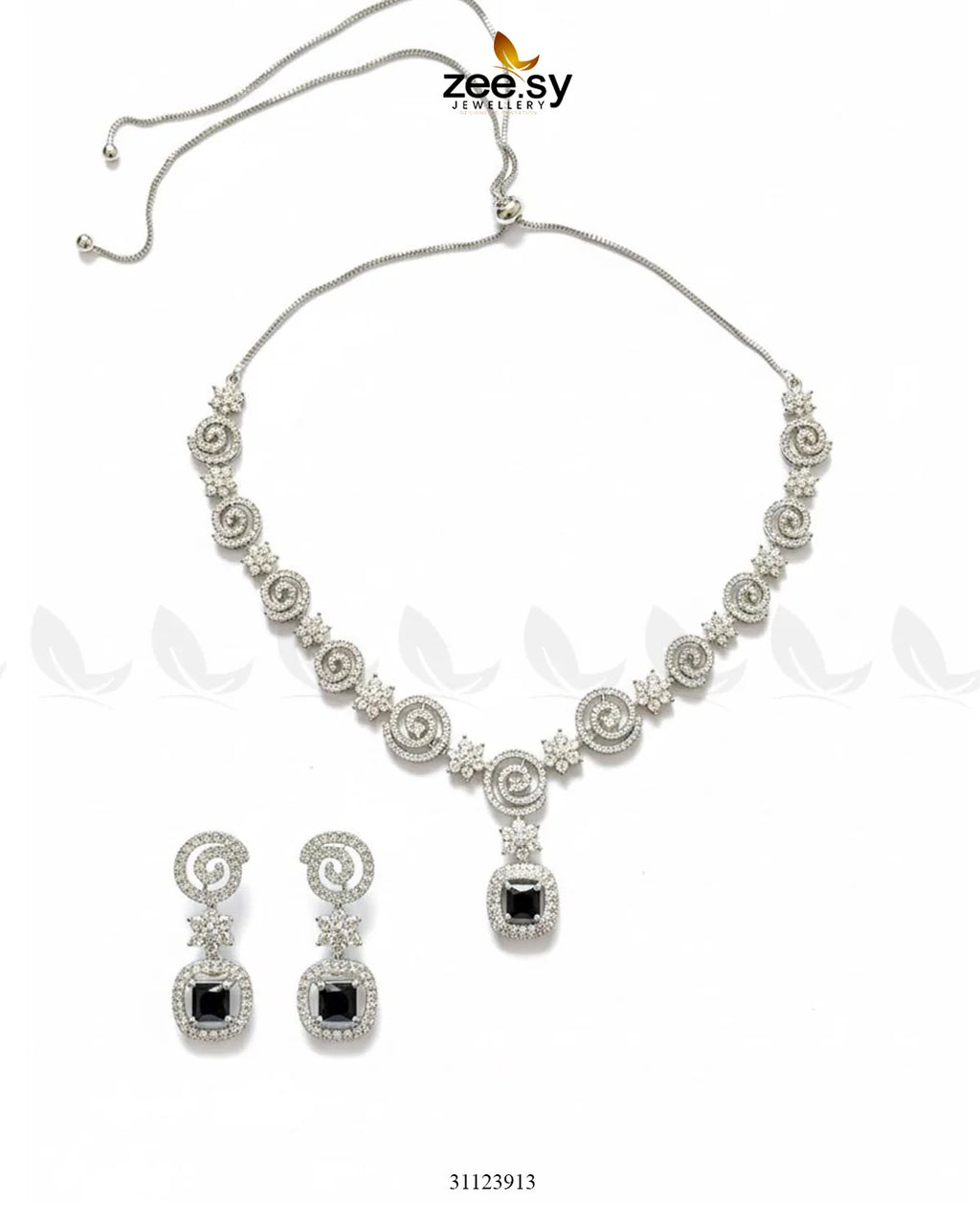 Opulent Vestige Crystal Necklace Set
