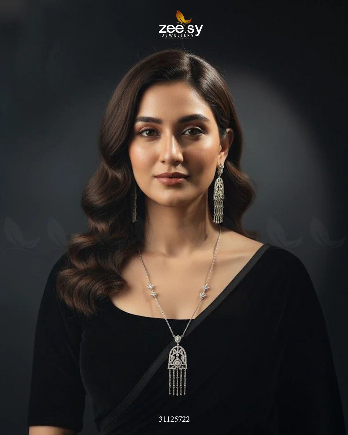 Precious Crystal Eternal Necklace Set