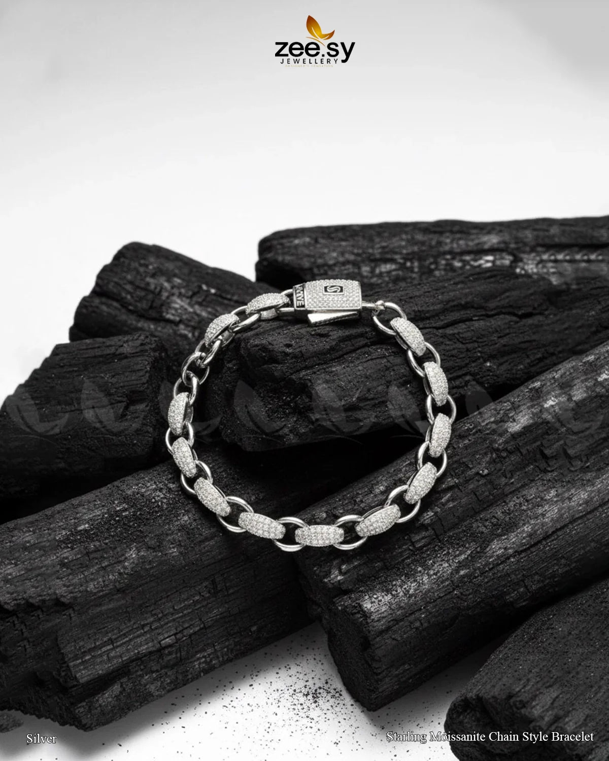 Starling Moissanite Charm Style Bracelet