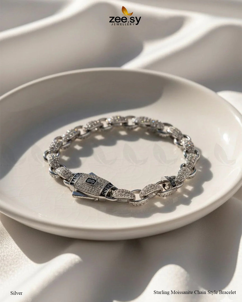 Starling Moissanite Charm Style Bracelet